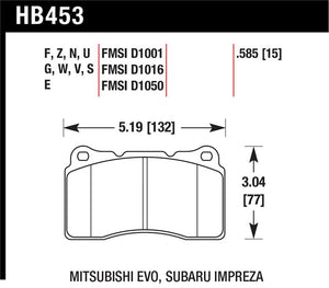 Hawk Performance hawkHB453E.585