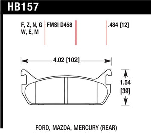 Hawk Performance hawkHB157F.484