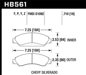 Hawk Performance hawkHB561P.710 - Image 2