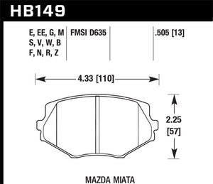 Hawk Performance hawkHB149E.505 - Image 3