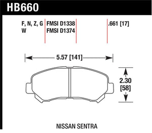 Hawk Performance hawkHB660F.661