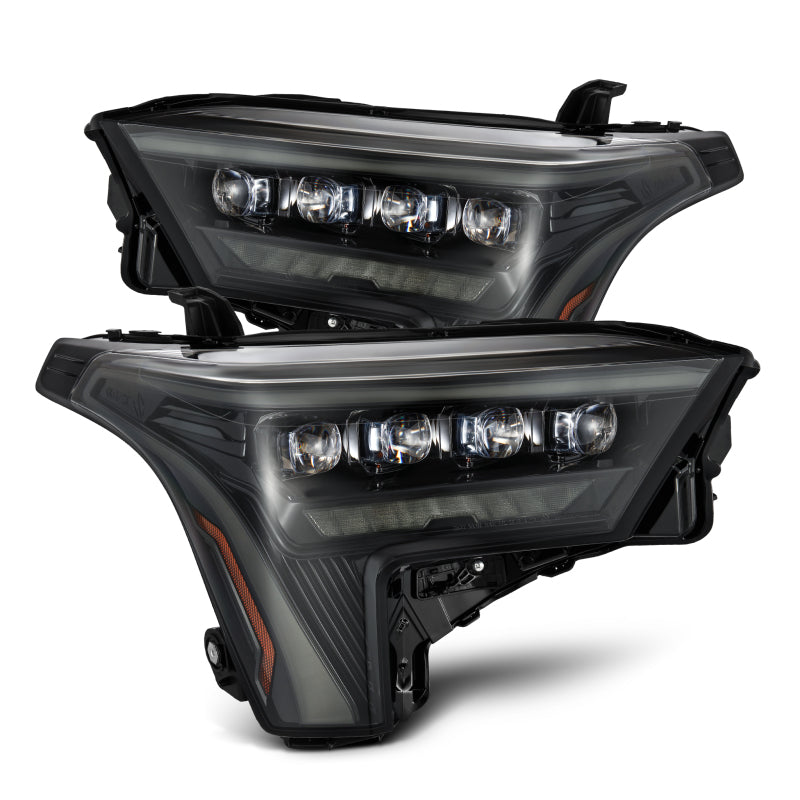 AlphaRex 22-23 Toyota Tundra NOVA-Series Faros delanteros Alpha-Black con DRL ámbar - Req 810029 O 810030