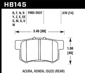 Hawk Performance hawkHB145W.570 - Image 2