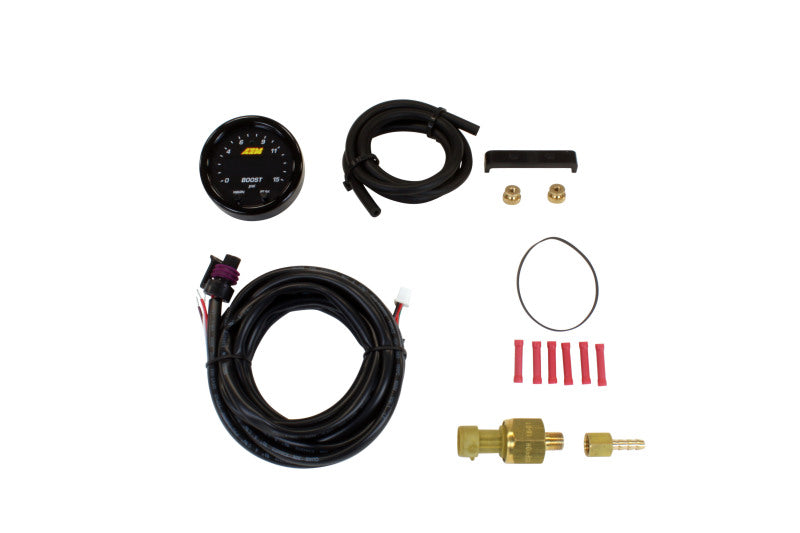 Kit de manómetro AEM serie X de presión de 0-15 psi