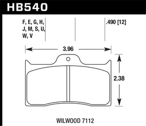 Hawk Performance hawkHB540D.490