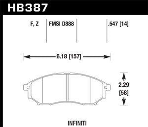 Hawk Performance hawkHB387Z.547 - Image 2