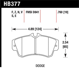 Hawk Performance hawkHB377N.760