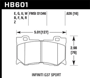Hawk Performance hawkHB601N.626 - Image 3