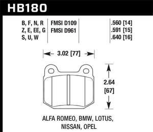 Hawk Performance hawkHB180E.560 - Image 3