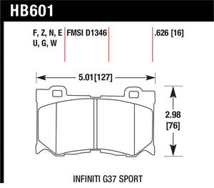 Hawk Performance hawkHB601N.626