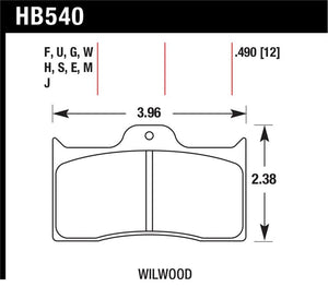 Hawk Performance hawkHB540U.490
