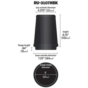 K&N Engineering knnRU-3107HBK - Image 3