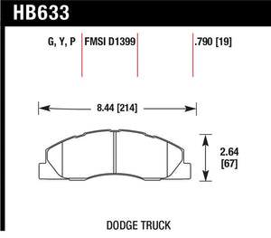 Hawk Performance hawkHB633P.790