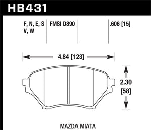 Hawk Performance hawkHB431G.606 - Image 2