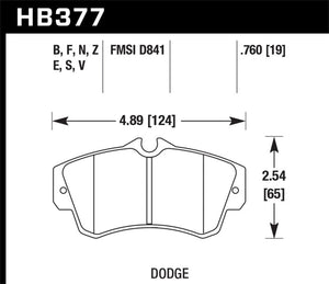 Hawk Performance hawkHB377N.760 - Image 2