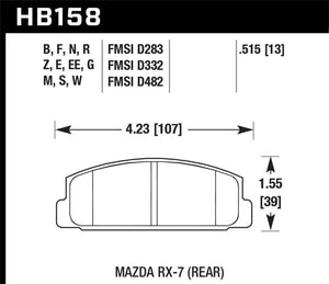Hawk Performance hawkHB158E.515 - Image 3