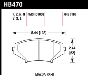 Hawk Performance hawkHB470G.643