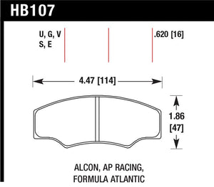 Hawk Performance hawkHB107U.620