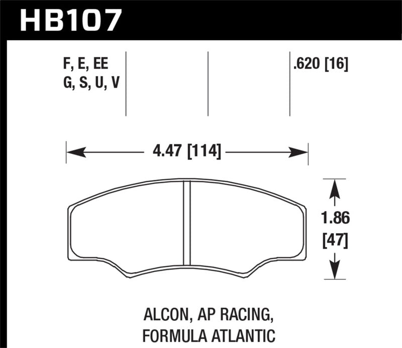 Hawk Performance hawkHB107U.620 - Image 2