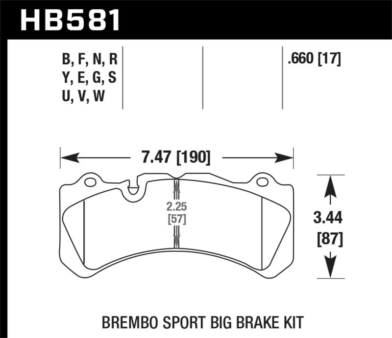 Hawk Performance hawkHB581F.660 - Image 2