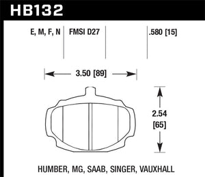 Hawk Performance hawkHB132N.580 - Image 3