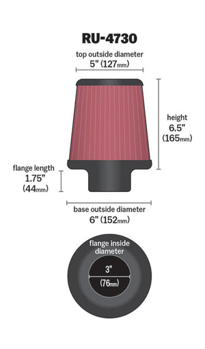 K&N Engineering knnRU-4730 - Image 6