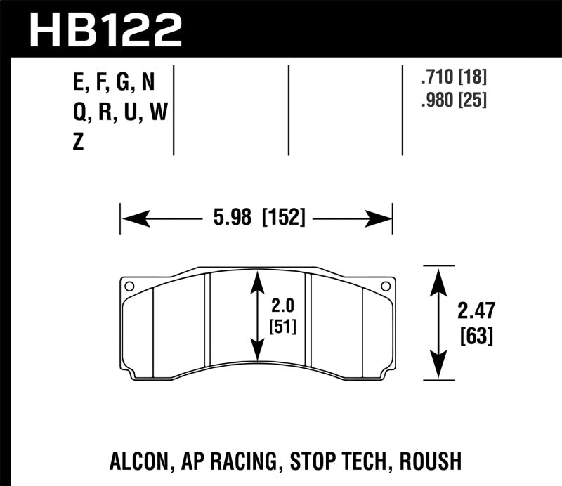 Hawk Performance hawkHB122G.710 - Image 3