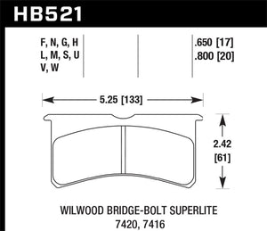 Hawk Performance hawkHB521N.800 - Image 3
