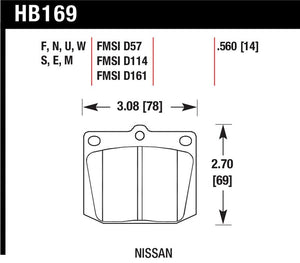 Hawk Performance hawkHB169N.560