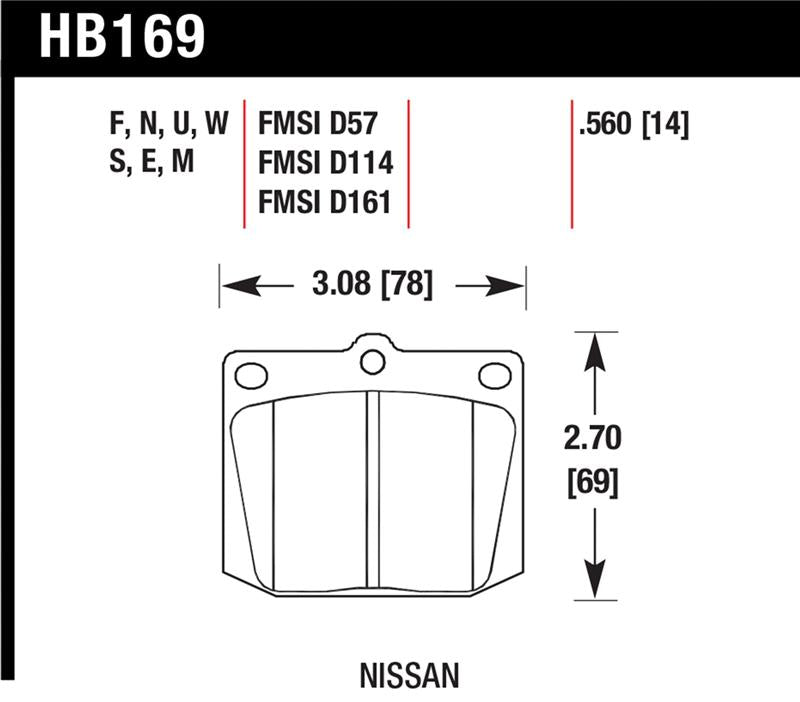 Hawk Performance hawkHB169N.560