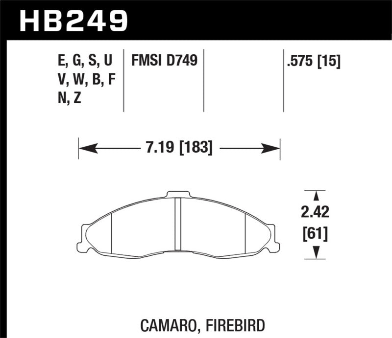 Hawk Performance hawkHB249F.575 - Image 3
