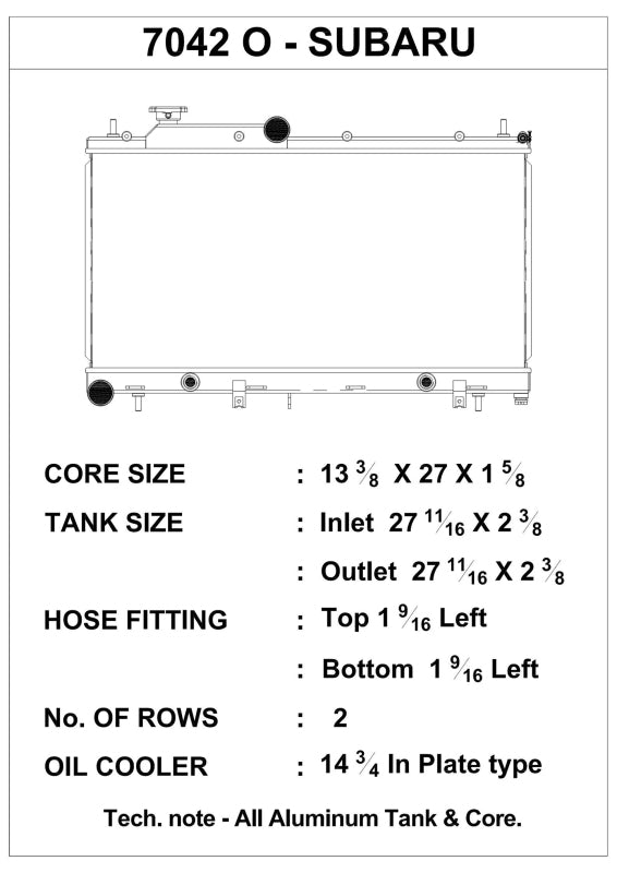 CSF csf7042O