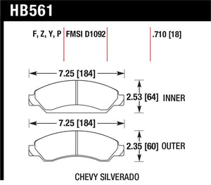 Hawk Performance hawkHB561P.710