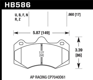Hawk Performance hawkHB586N.660 - Image 2
