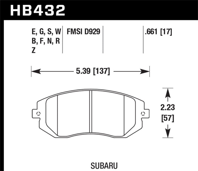 Hawk Performance hawkHB432N.661 - Image 3