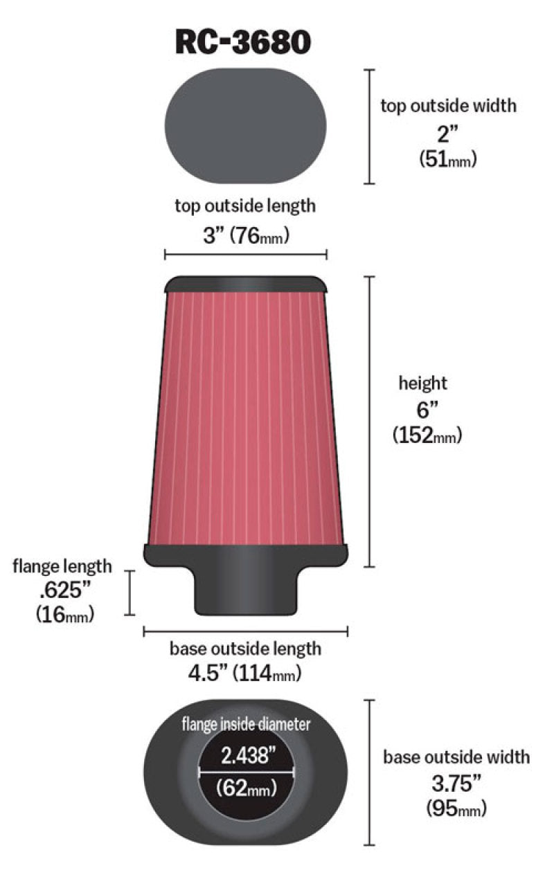 K&N Engineering knnRC-3680 - Image 2