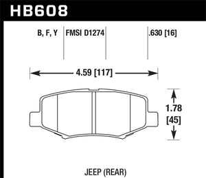 Hawk Performance hawkHB608F.630 - Image 2