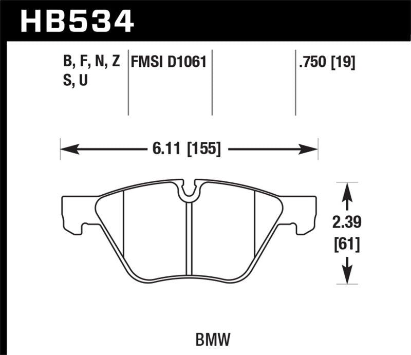 Hawk Performance hawkHB534N.750 - Image 2