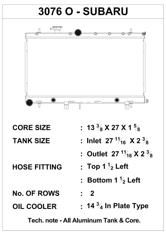 CSF csf3076O - Image 2