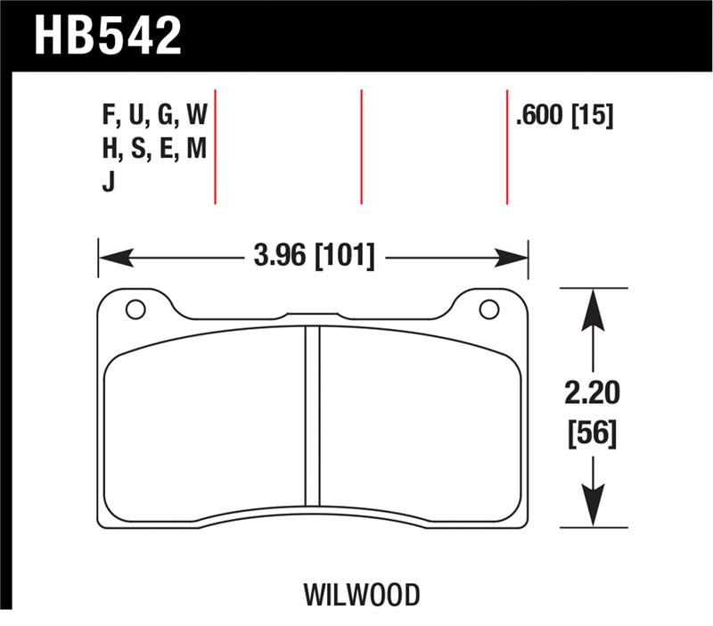 Hawk Performance hawkHB542U.600