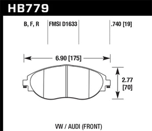 Hawk Performance hawkHB779G.740