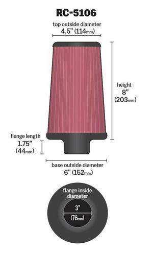 K&N Engineering knnRC-5106 - Image 4