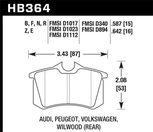 Hawk Performance hawkHB364N.587 - Image 3