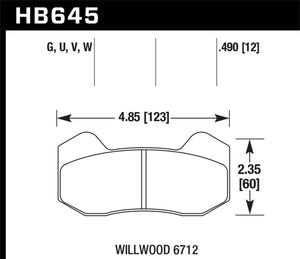 Hawk Performance hawkHB645G.490 - Image 2