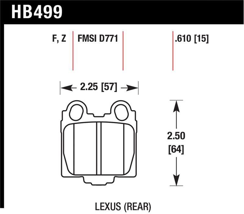 Hawk Performance hawkHB499F.610