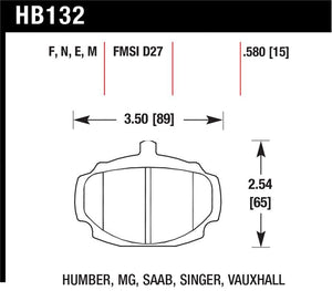 Hawk Performance hawkHB132N.580