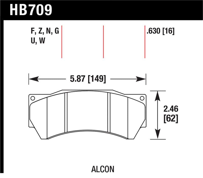 Hawk Performance hawkHB709F.630