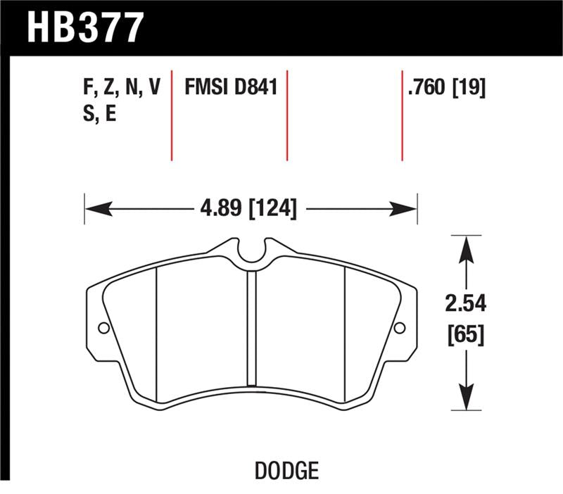 Hawk Performance hawkHB377N.760