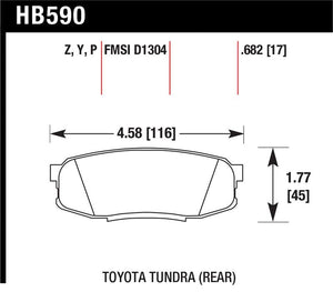 Hawk Performance hawkHB590Y.682