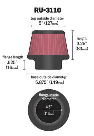 K&N Engineering knnRU-3110 - Image 3